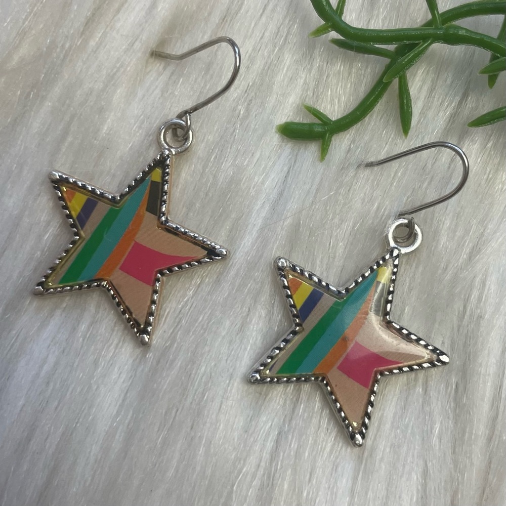 Vintage AAi star dangle earrings